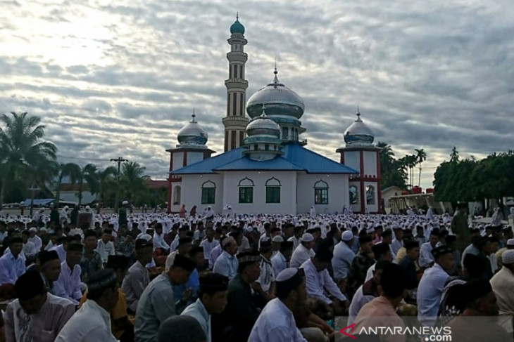 Puluhan ribu umat Islam di Nagan Raya Aceh sudah rayakan Idul Adha