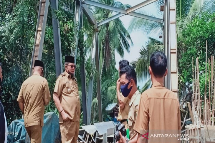 Bupati Balangan pantau progres pembangunan infrastruktur