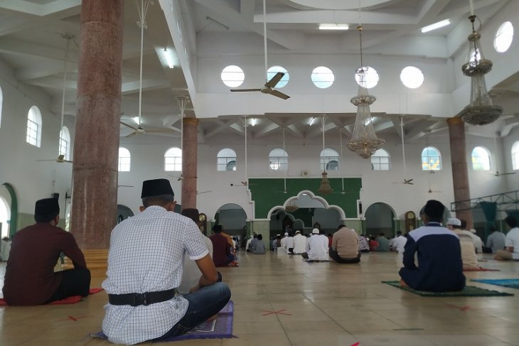 Sholat Idul Adha di masjid Pangkalpinang terapkan protokol kesehatan