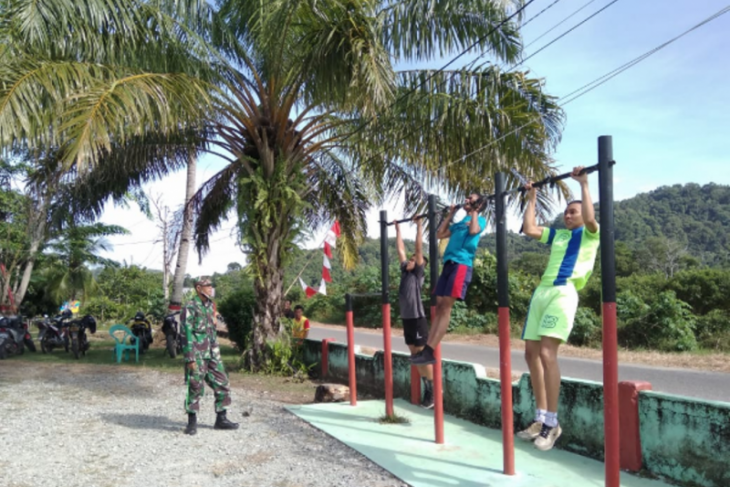 Babinsa lakukan pembinaan fisik bagi calon prajurit TNI AD