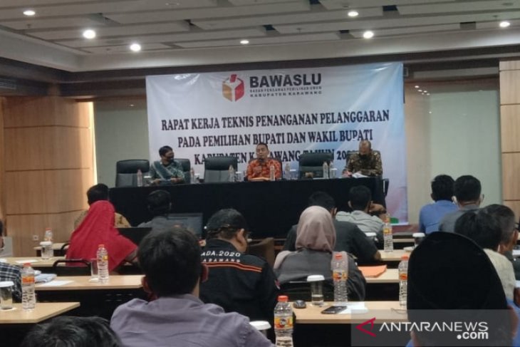 Bawaslu Karawang melakukan pemetaan potensi pelanggaran Pilkada