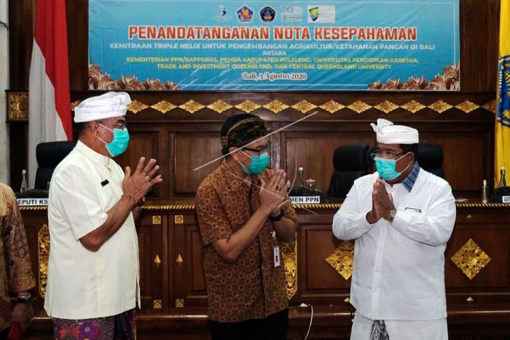 Kerja sama triple helix untuk ketahanan pangan Bali