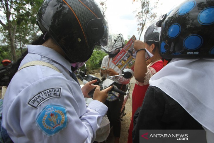 Siswa Kesulitan Akses Internet di Kabupaten Tapin