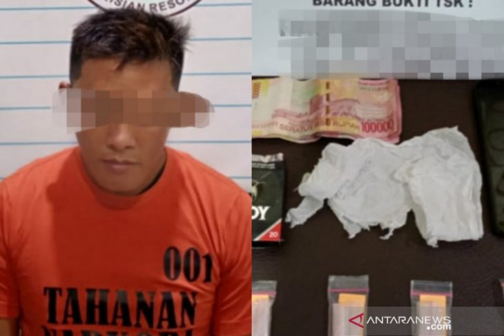 Tim Opsnal Sat Resnarkoba John Lee Cs ungkap kasus Narkoba di Desa Palajau HST