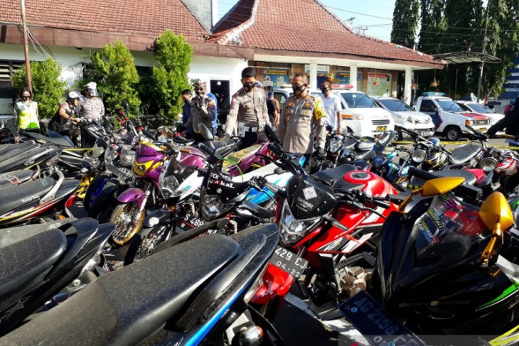 546 kendaraan ditilang selama Operasi Patuh Semeru 2020 di Kota Kediri