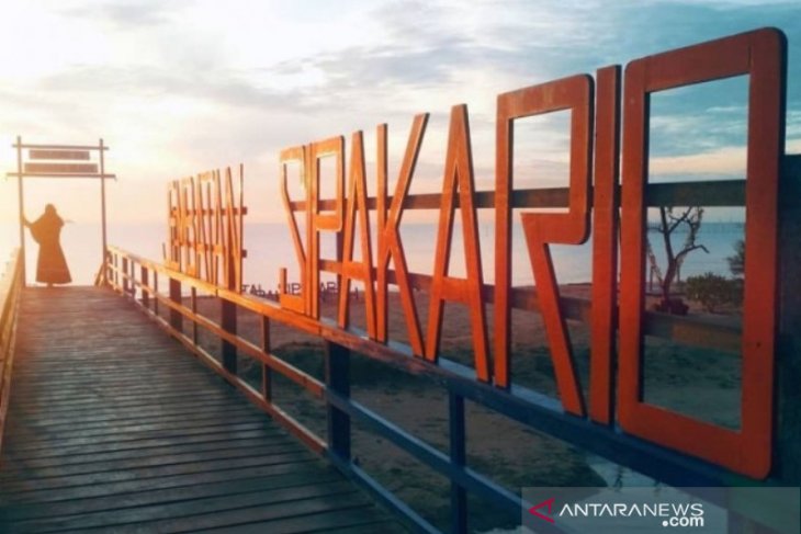 Pantai Sipakario Penajam sepi pengunjung sejak mewabahnya virus Corona