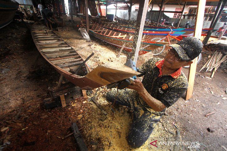 Desa Pembuat Jukung Di Kalimantan Selatan