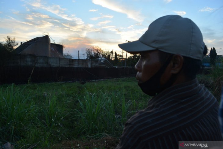 Pabrik bioetanol di Mojokerto terbakar dan disertai ledakan