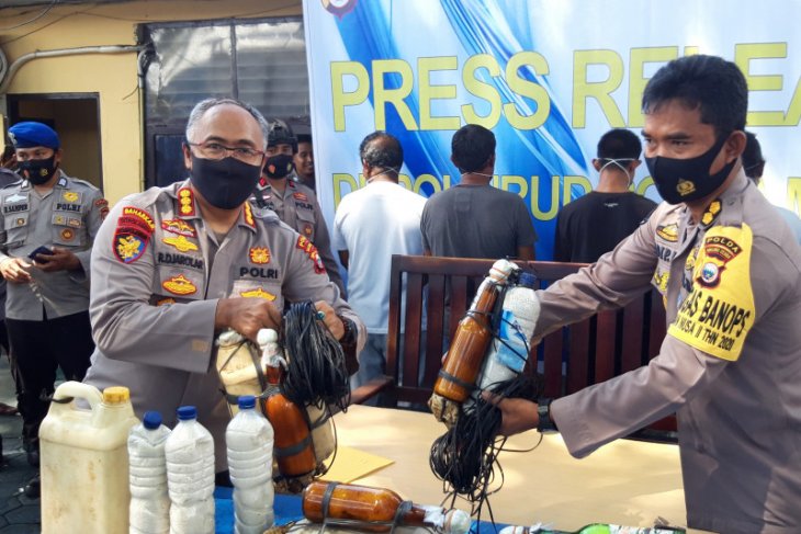 Polairud Polda Malut gagalkan selundupan 500 liter BBM bersubsidi