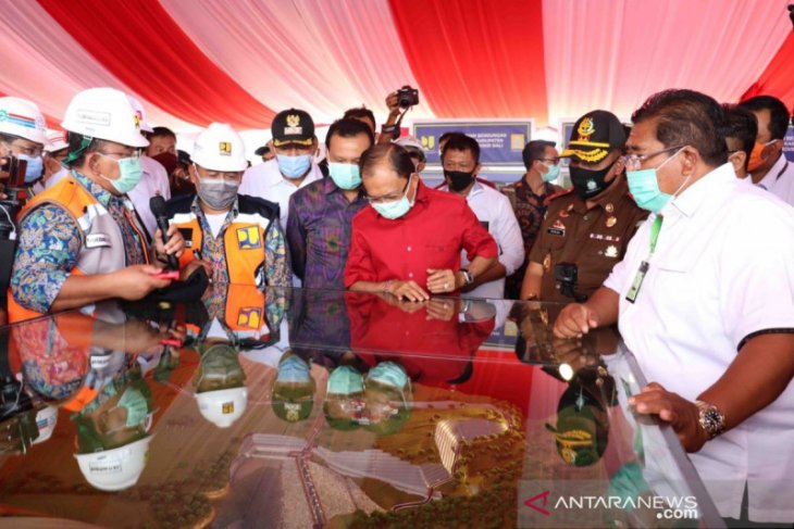 Gubernur Koster letakkan batu pertama Bendungan Tamblang-Buleleng