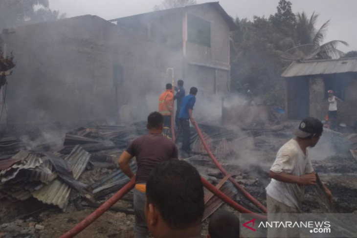 Tujuh rumah hangus terbakar di Aceh Tenggara