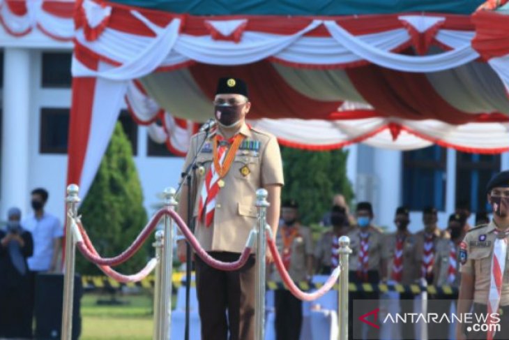Gerakan Pramuka Babel bantu penanggulangan COVID-19