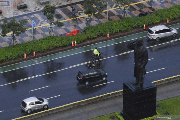 Sebagian wilayah Jakarta diperkirakan hujan ringan