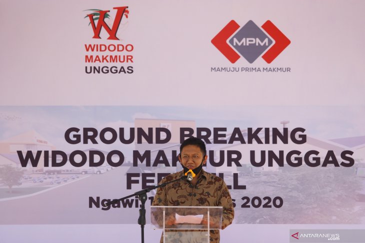 Groundbreaking Pabrik Pakan Ayam Widodo Makmur Unggas di Ngawi