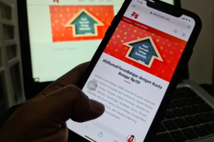 Telkomsel luncurkan paket Kuota Belajar 10GB