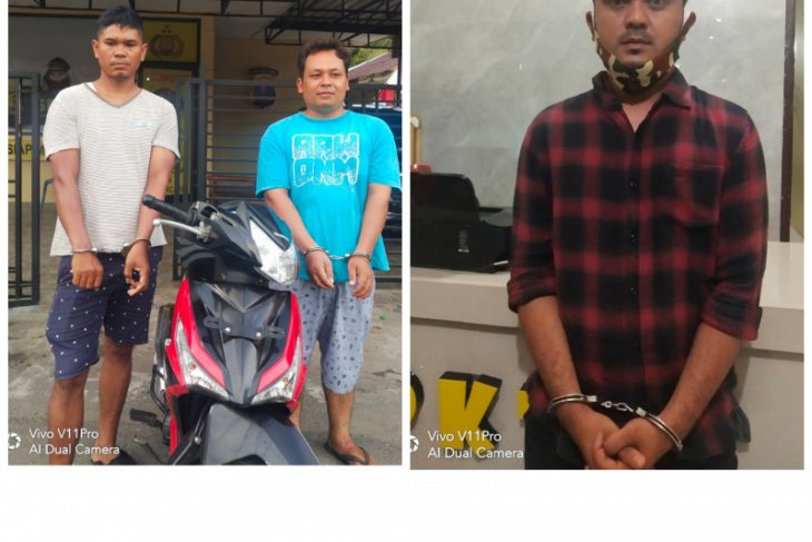 Tiga pelaku pencurian sepeda motor ditangkap Polsek Binjai Barat