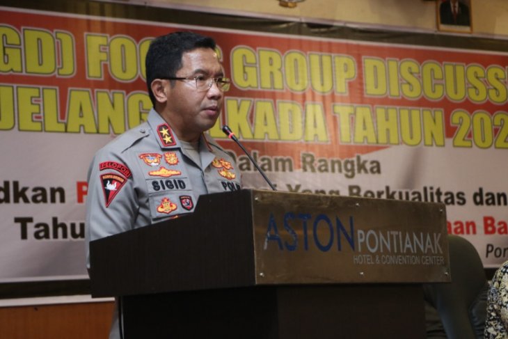 Kapolda Kalbar optimistis Pilkada Serentak di Kalbar aman dan damai