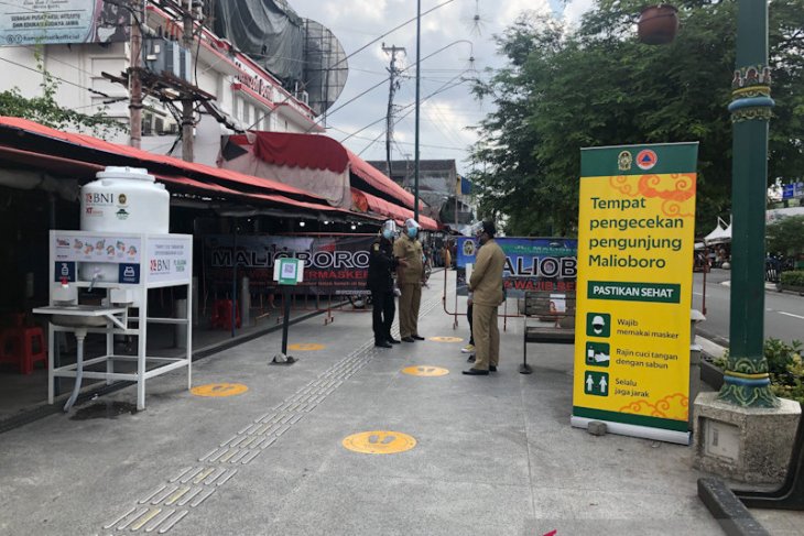 PKL di Malioboro Zona 3 diliburkan sementara usai ada yang meninggal akibat COVID-19