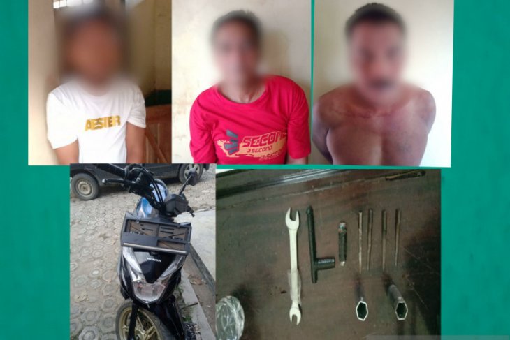 Kurang dari dua jam, tiga curanmor berhasil diringkus Polres Pandeglang