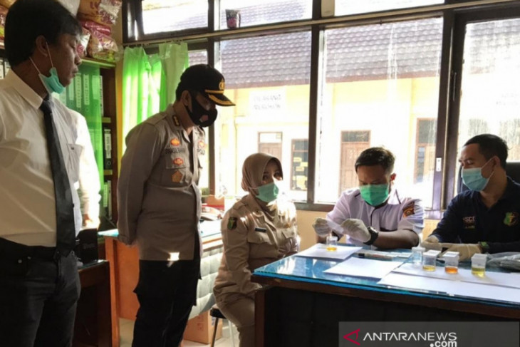 Anggota Polda Sumsel dites narkoba secara mendadak
