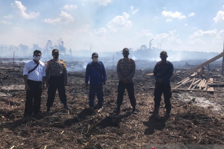 Polisi Bangka selidiki kebakaran lahan 1,5 hektar di Pagarawan
