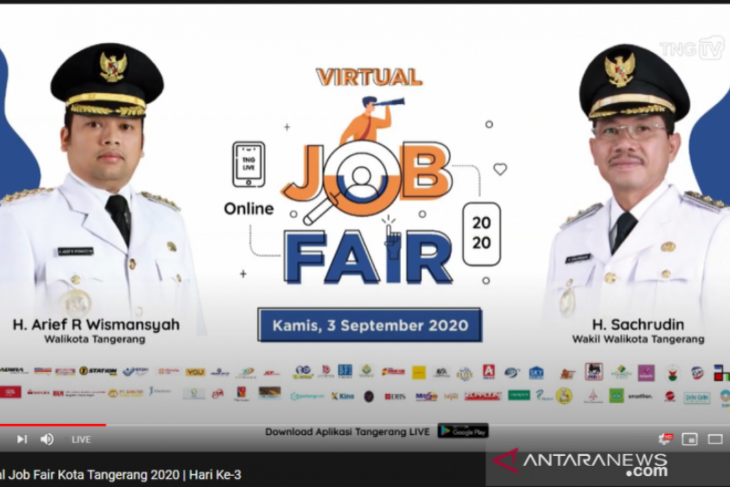 Disnaker Tangerang: 44.207 lamaran masuk via Job Fair Online
