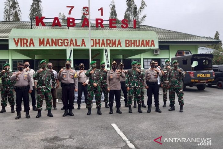 Polres Malteng - Yonif 731 sinergi jaga kamtibmas
