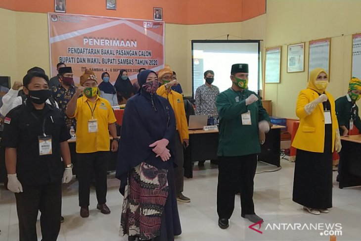 Pendaftaran Pilkada Sambas 2020, Heroaldi - Rubaety pilih hari terakhir