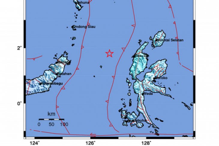 Gempa magnitudo 5,9 guncang Halmahera Barat Maluku