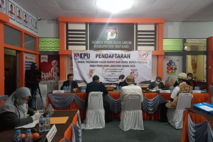 Pendaftaran Pilkada Sintang, Jarot - Sudiyanto siap tuntaskan