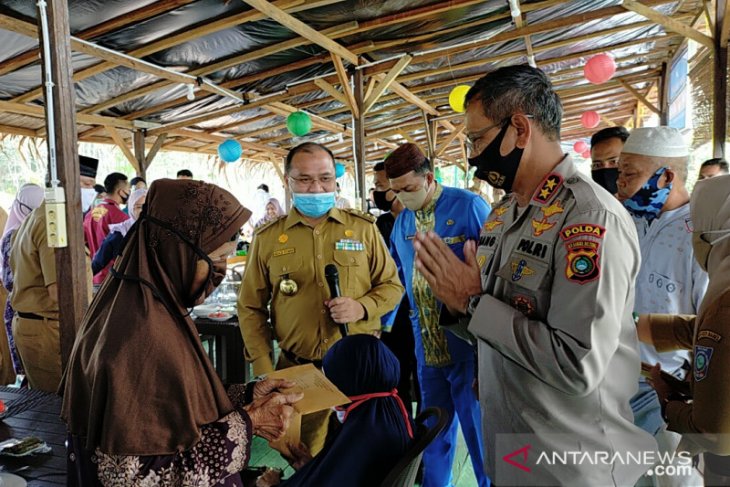 Polda Babel salurkan santunan kepada veteran di Bangka Barat