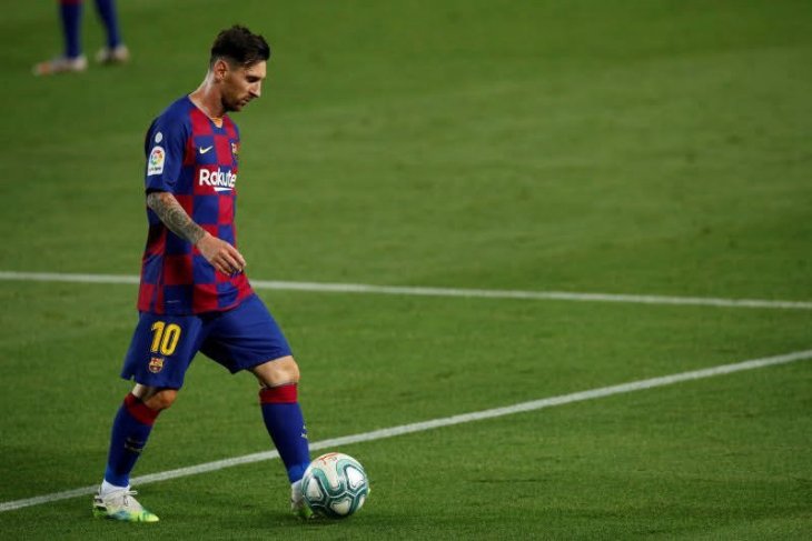 Messi kembali berlatih dengan Barcelona, Senin sore (video)