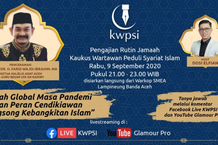 Soal pandemi COVID-19, begini tausyiah Prof Farid Wajdi
