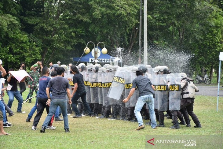 Forkopimda Babel cek kesiapan pasukan pengamanan Pilkada 2020