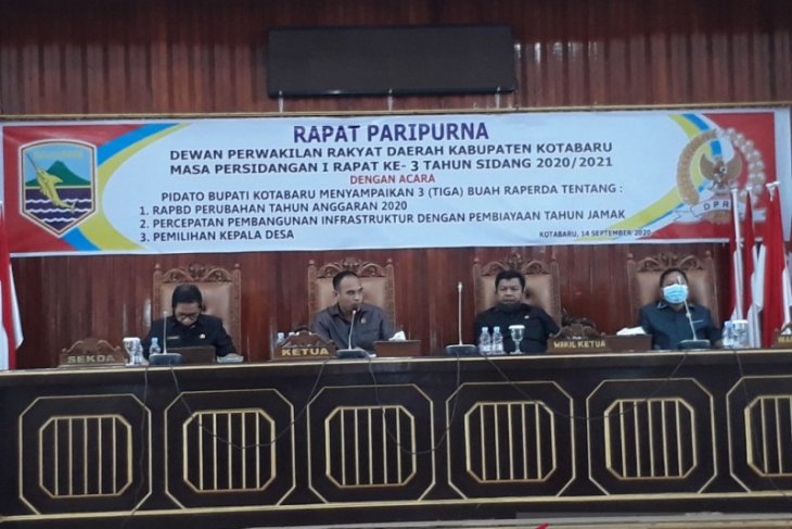 Kotabaru sampaikan tiga Raperda