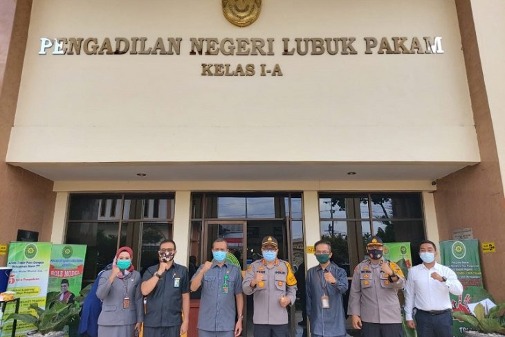 Polrestas Deli Serdang-PN Lubuk Pakam koordinasi terkait pelaksanaan Operasi Yustisi