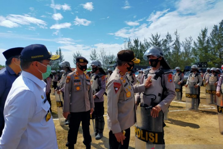 Kapolda Babel pantau kesiapan pengamanan Pilkada di Bangka Barat