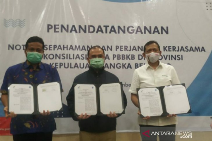 Pertamina-Pemprov Babel tandatangani MoU rekonsiliasi data PBBKB