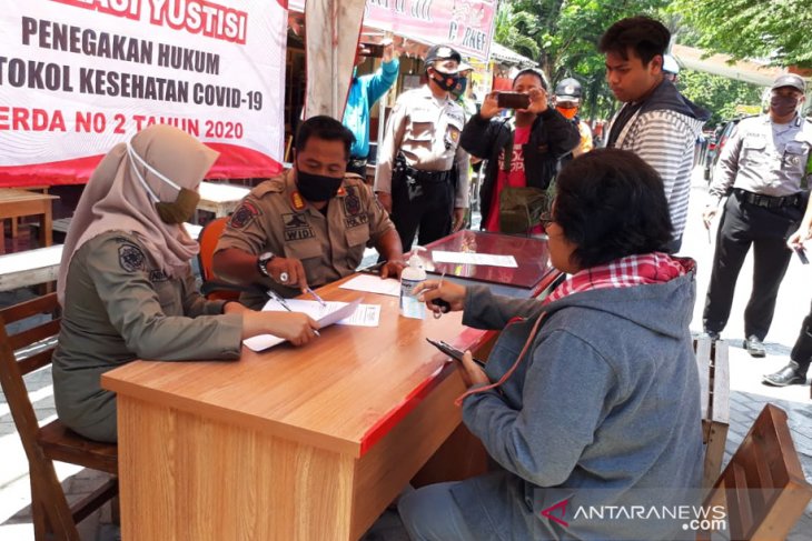 Pelanggaran disiplin bermasker