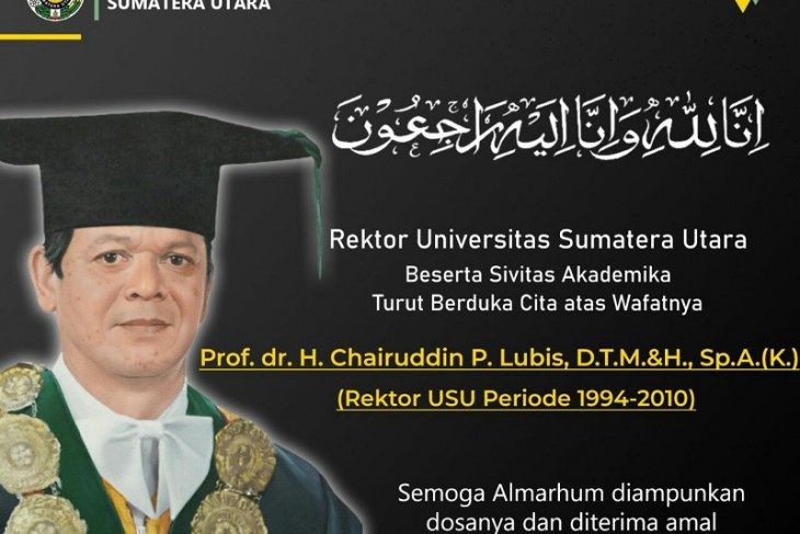 Mantan Rektor USU meninggal dunia