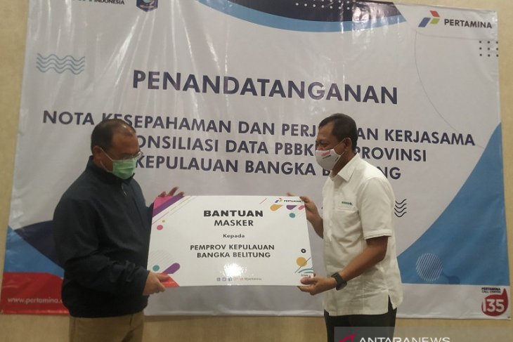 Pertamina bantu Pemprov Kepulauan Babel 1.000 masker