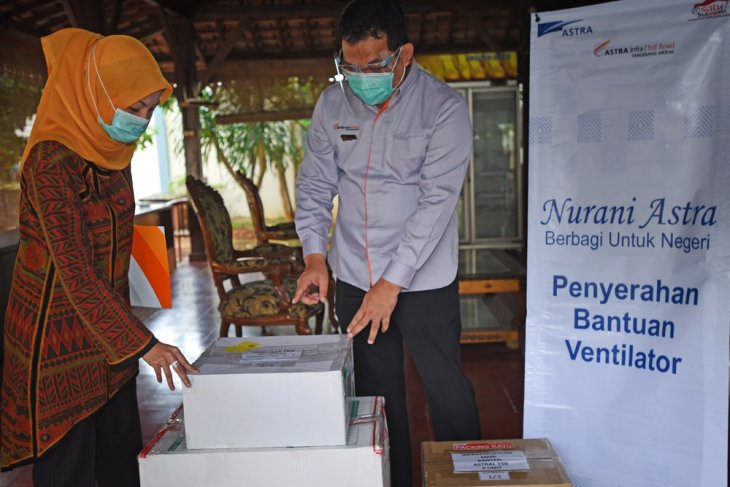 ASTRA TOL TANGERANG-MERAK SALURKAN BANTUAN VENTILATOR