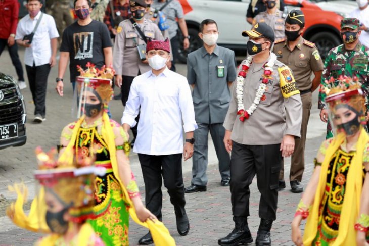 Wakapolda Jatim terkesan kemajuan pembangunan Banyuwangi