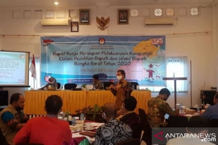 KPU Bangka Barat lakukan persiapan kampanye Pilkada 2020