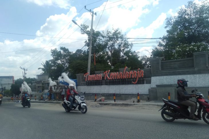 Dinas PU Perkim OKU bangun taman ruang terbuka hijau