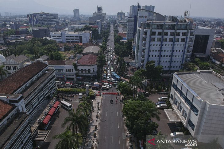 Penutupan jalan protokol di Bandung 