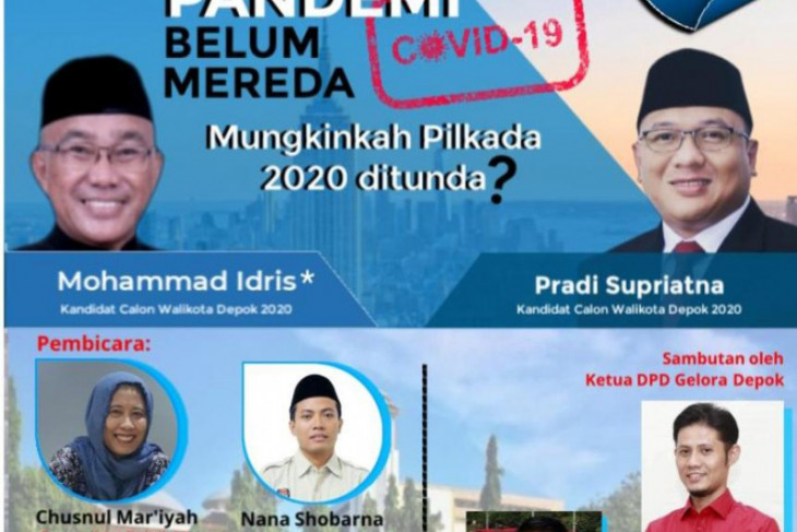 Partai Gelora Depok: Perlu pertimbangan matang Pilkada dilanjut atau tidak