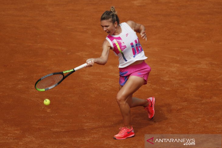 Italia Terbuka: Halep rebut gelar juara setelah Pliskova cedera