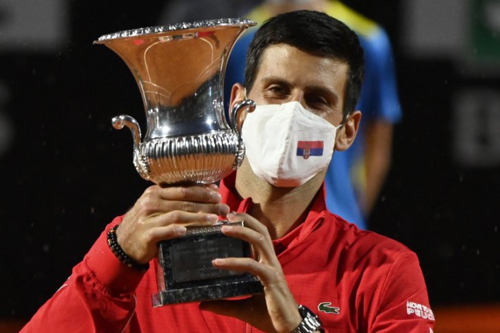 Djokovic untuk kelima kalinya juara di Italia Terbuka