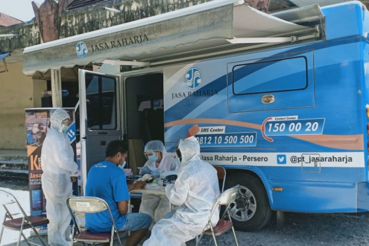 Jasa Raharja-Bidokes Polda Maluku gelar tes cepat gratis COVID -19